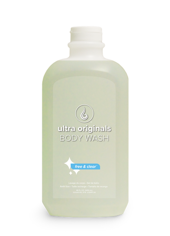 Ultra Originals - Body Wash - Fragrance Free Dye Free - 48 oz Refill